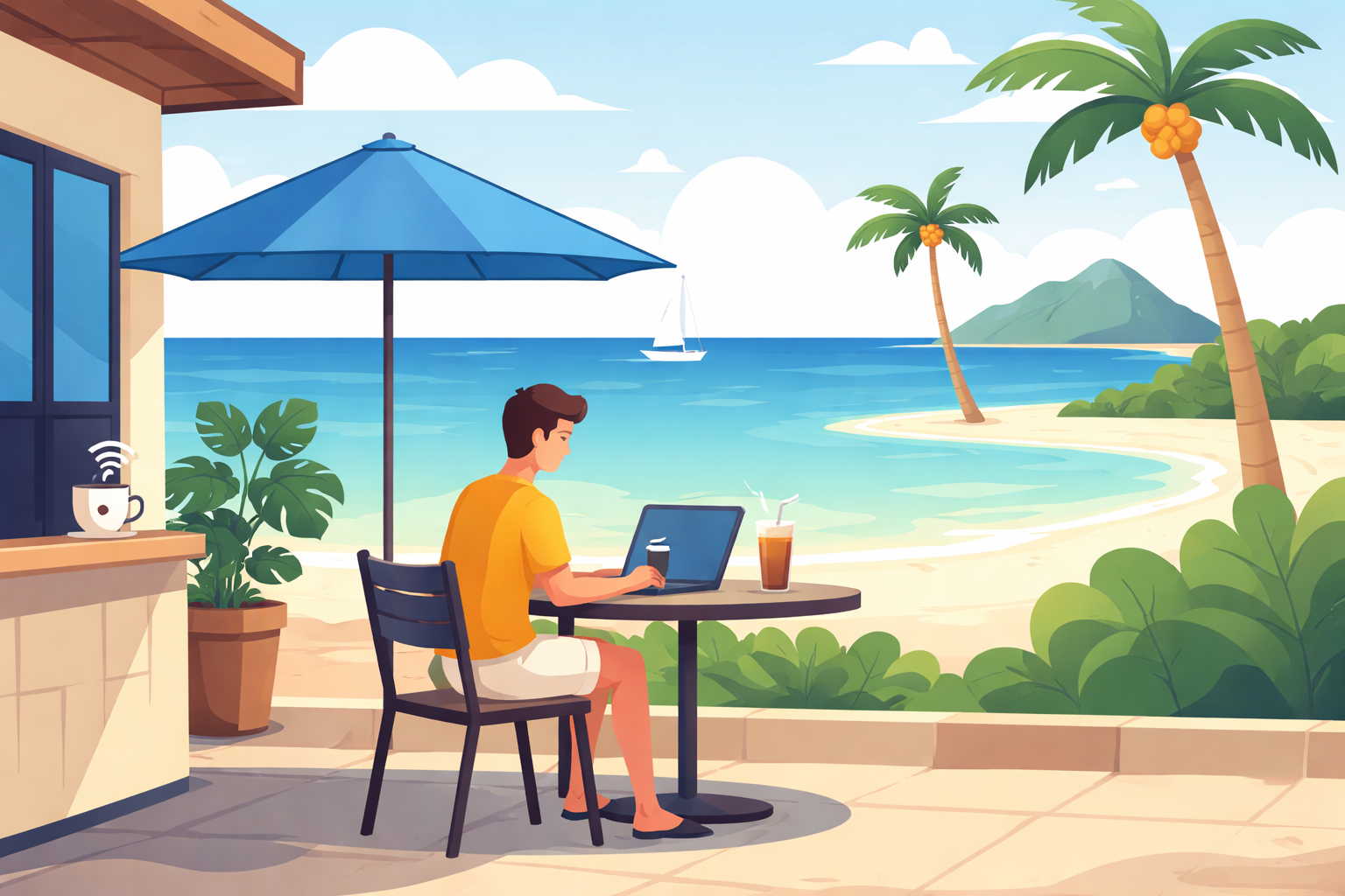 沖縄ノマドカフェ？ノマドワーカーのワーケーションに最適なWifiカフェはどこ？