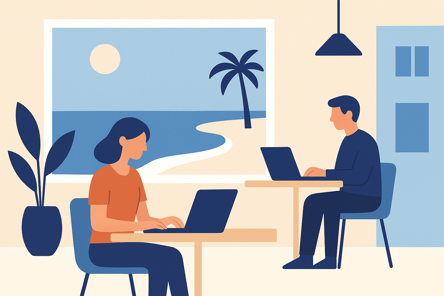 北谷は「リゾートで働く」を現実にしやすいエリアです