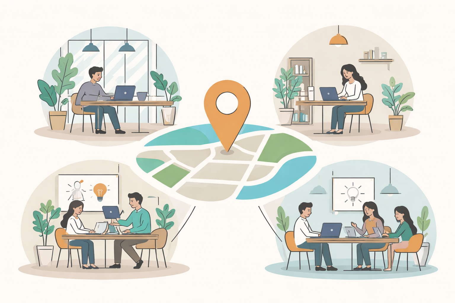 選びやすいのは、施設のタイプがはっきり分かれているからです