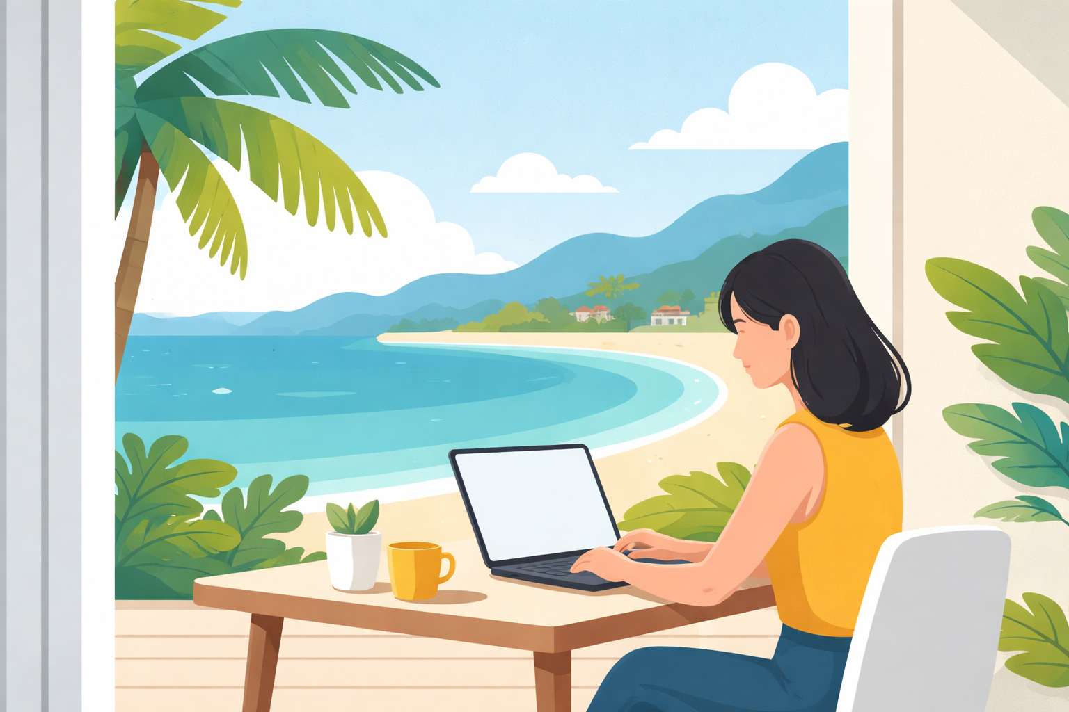 沖縄でも在宅ワークはできて、都市部ほど選択肢が多いんですね